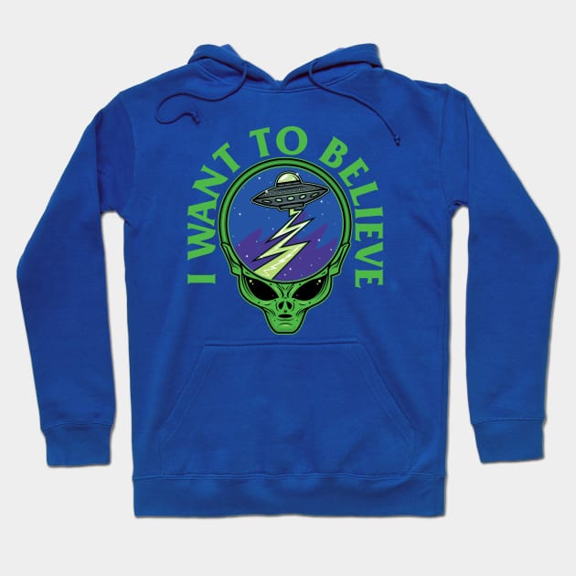 I Want To Believe Hoodie by Gimmickbydesign